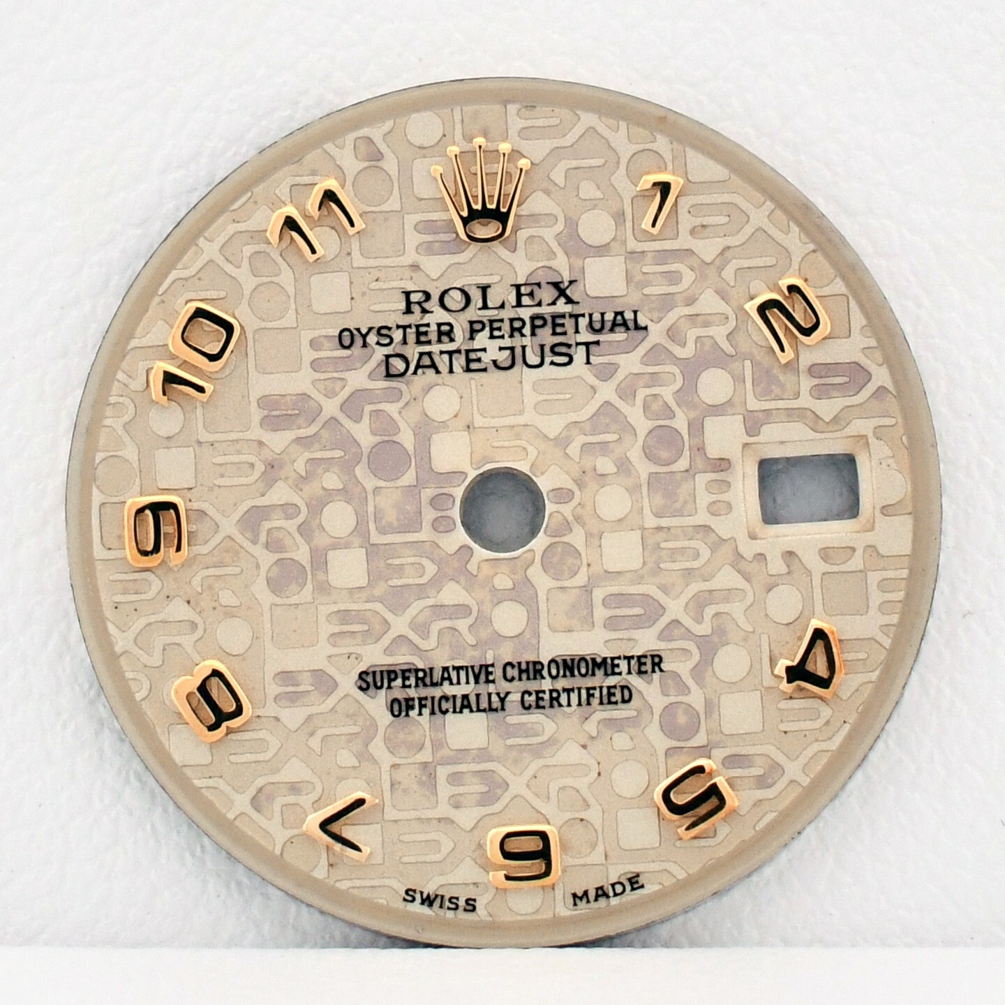 Rolex Genuine Factory 69173 69178 79173 DateJust Cream Jubilee Arabic Dial Part