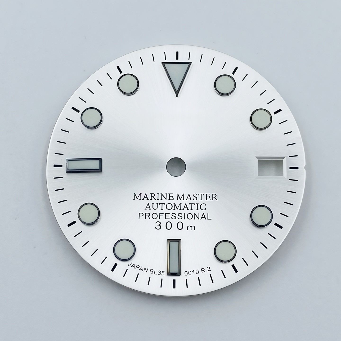 28.5mm Sun Pattern Watch Dial Green Luminous For Nh35 Nh36 Movement Watch Parts
