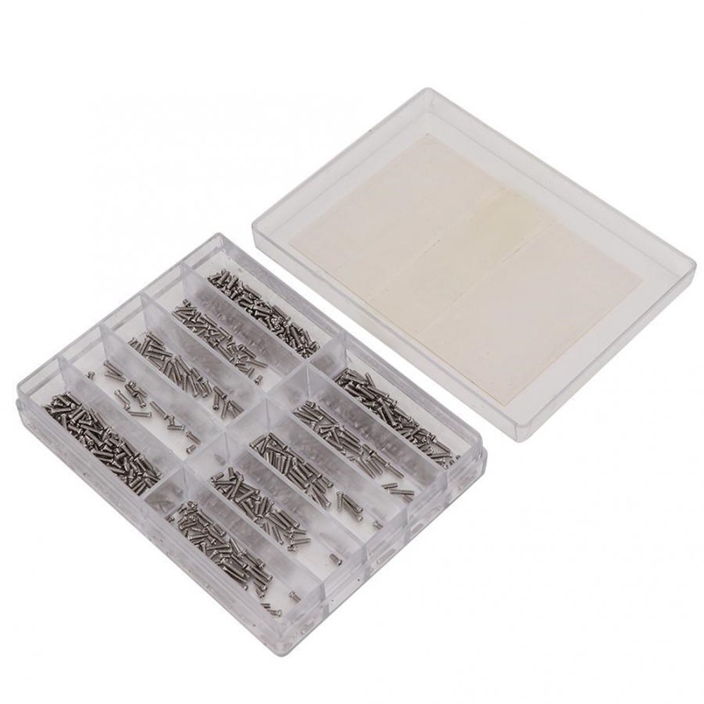 1.6/2/2.5/3/3.5/4/4.5/5/5.5/6mm Stainless Steel Watch Screws Repairing Kit