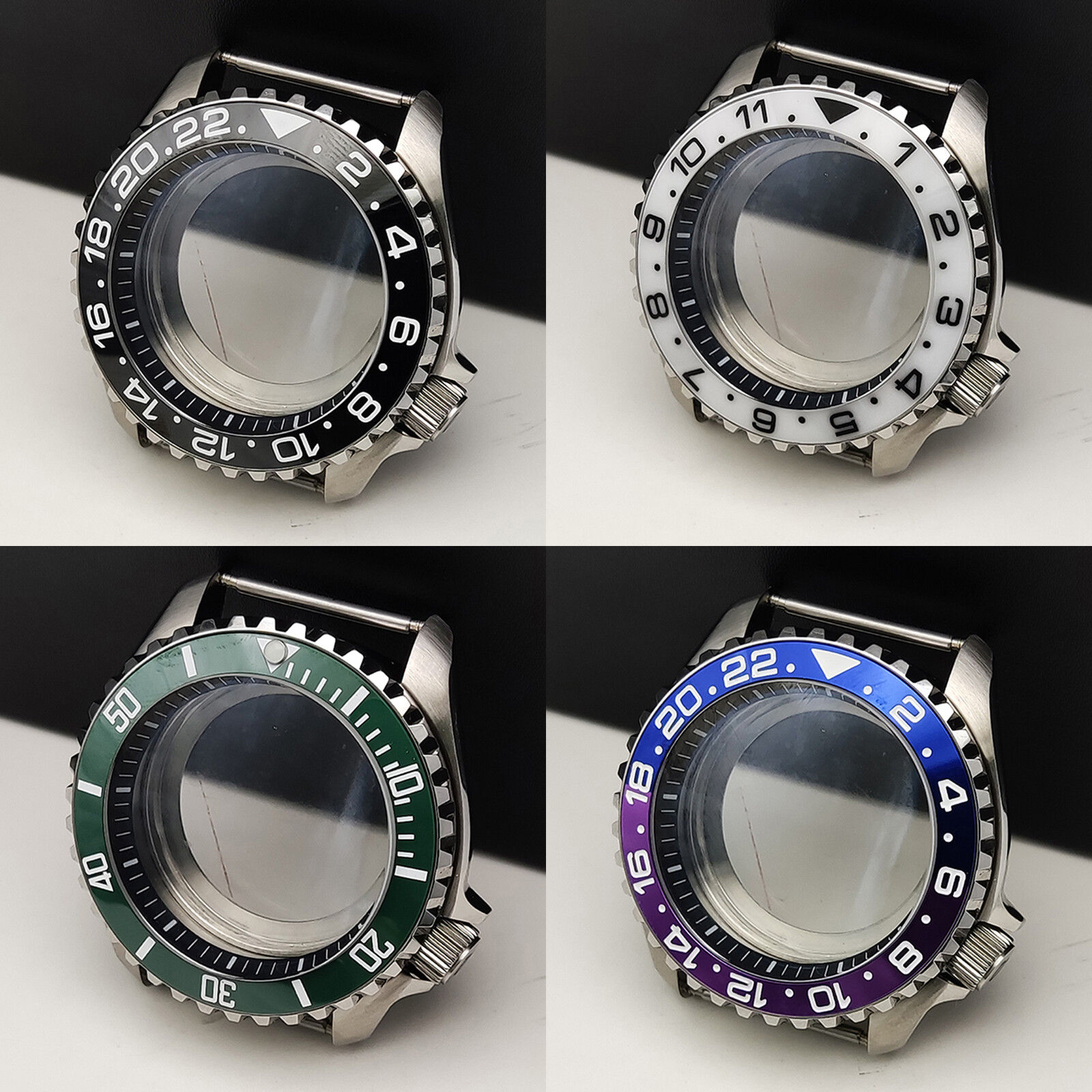 42mm Stainless Steel Watch Case Sapphire Glass Case for NH35/36/4R/7S Movement