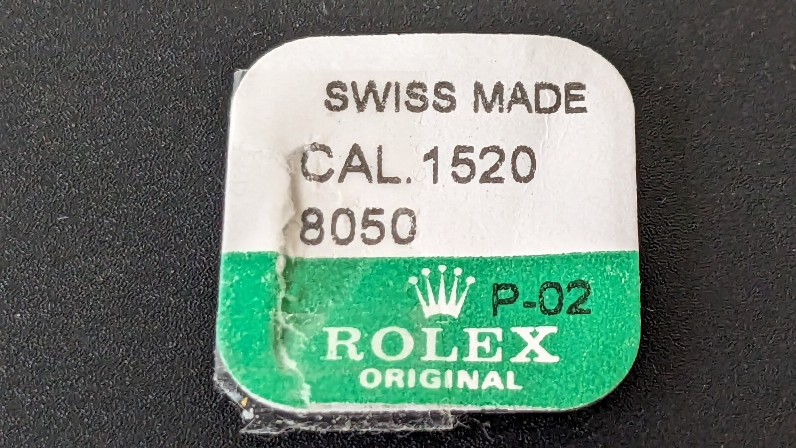 Genuine Rolex Caliber 1520 1530 1570 Part 8060 Second Wheel New Open Package