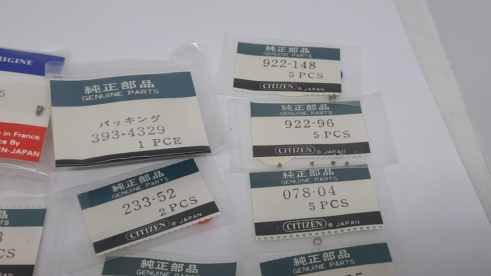 Small Lot of Vintage Citizen Watch Parts 1980′ / 1990′