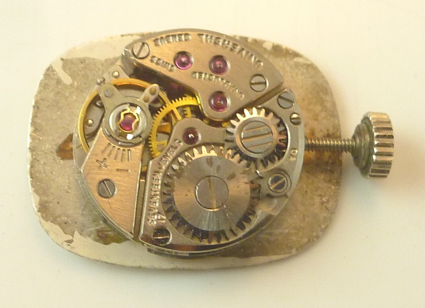 Universal Geneve Wrist Watch Movement – Good Balance – Parts / Repair