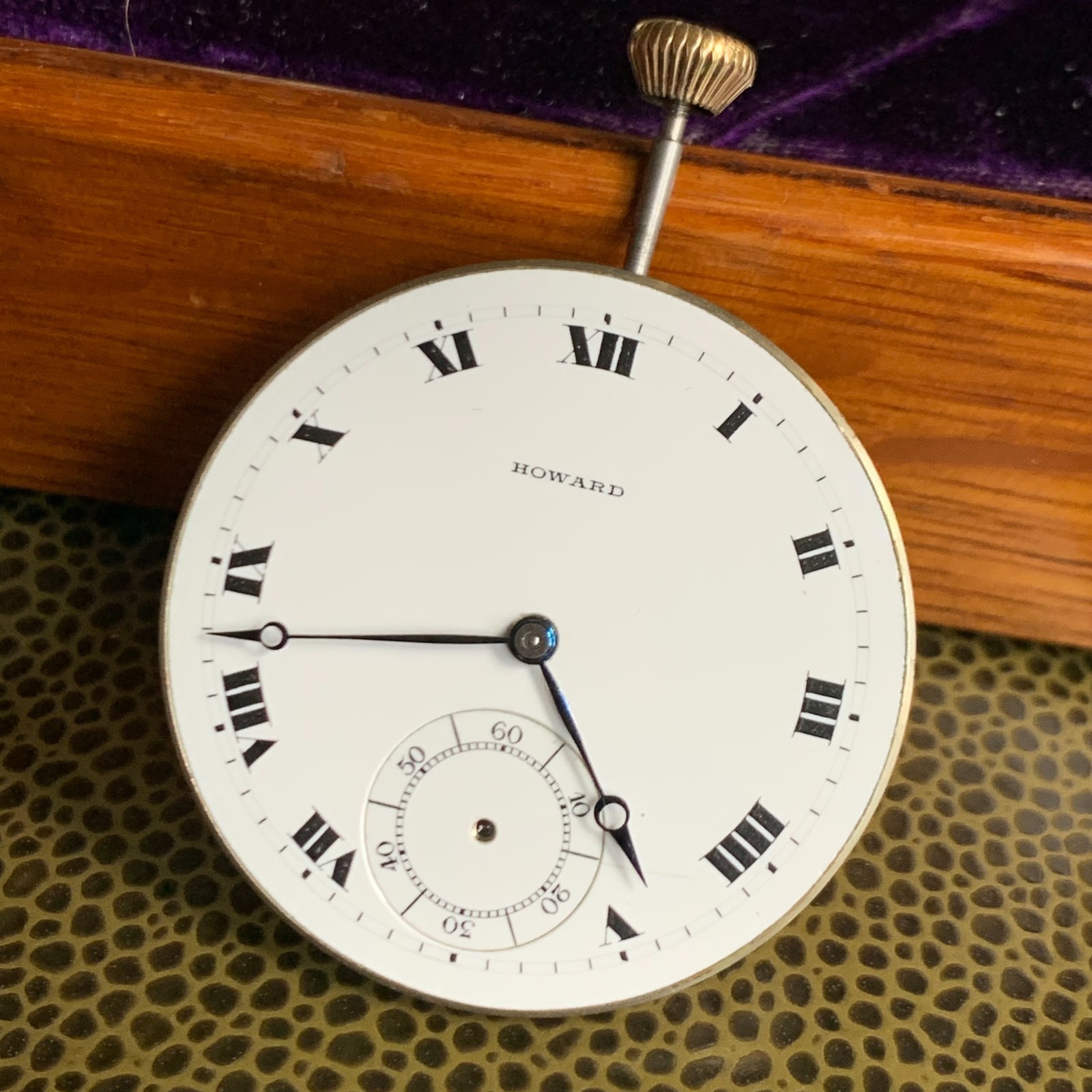 1913 E. Howard Watch Co. Grade: Series 7 12S 17J Pocket Watch Movement Repair