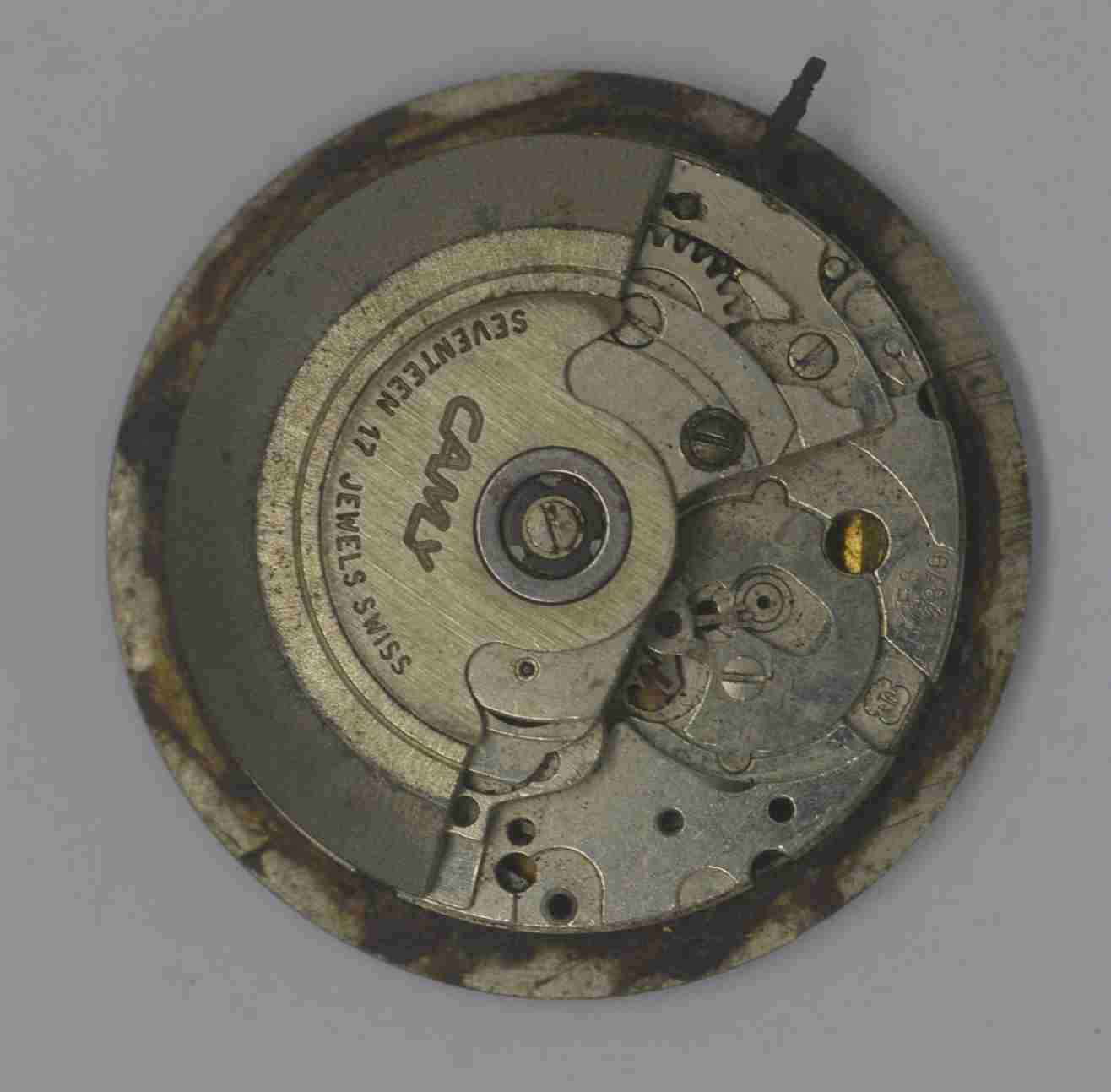 VTG CAMY Time Square 61 Movt & Dial. Cal: ETA F3-2879. -Parts Or Repairs