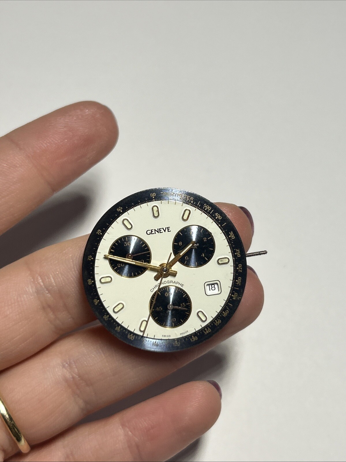 GENEVE Chronograph Cal 251.272 22J Calendar Swiss Men’s Watch Movement