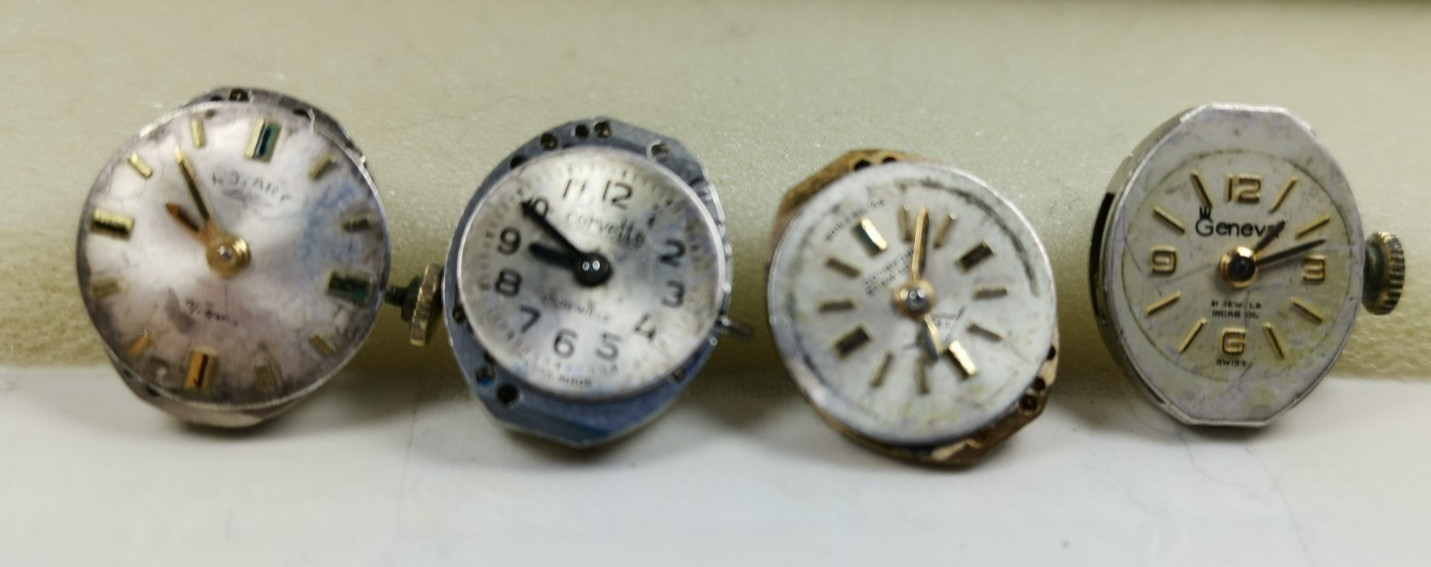 Lot 20 x AS 1677 17 J Cal. AS 1677 Swiss Wristwatch Movement Repair/Parts