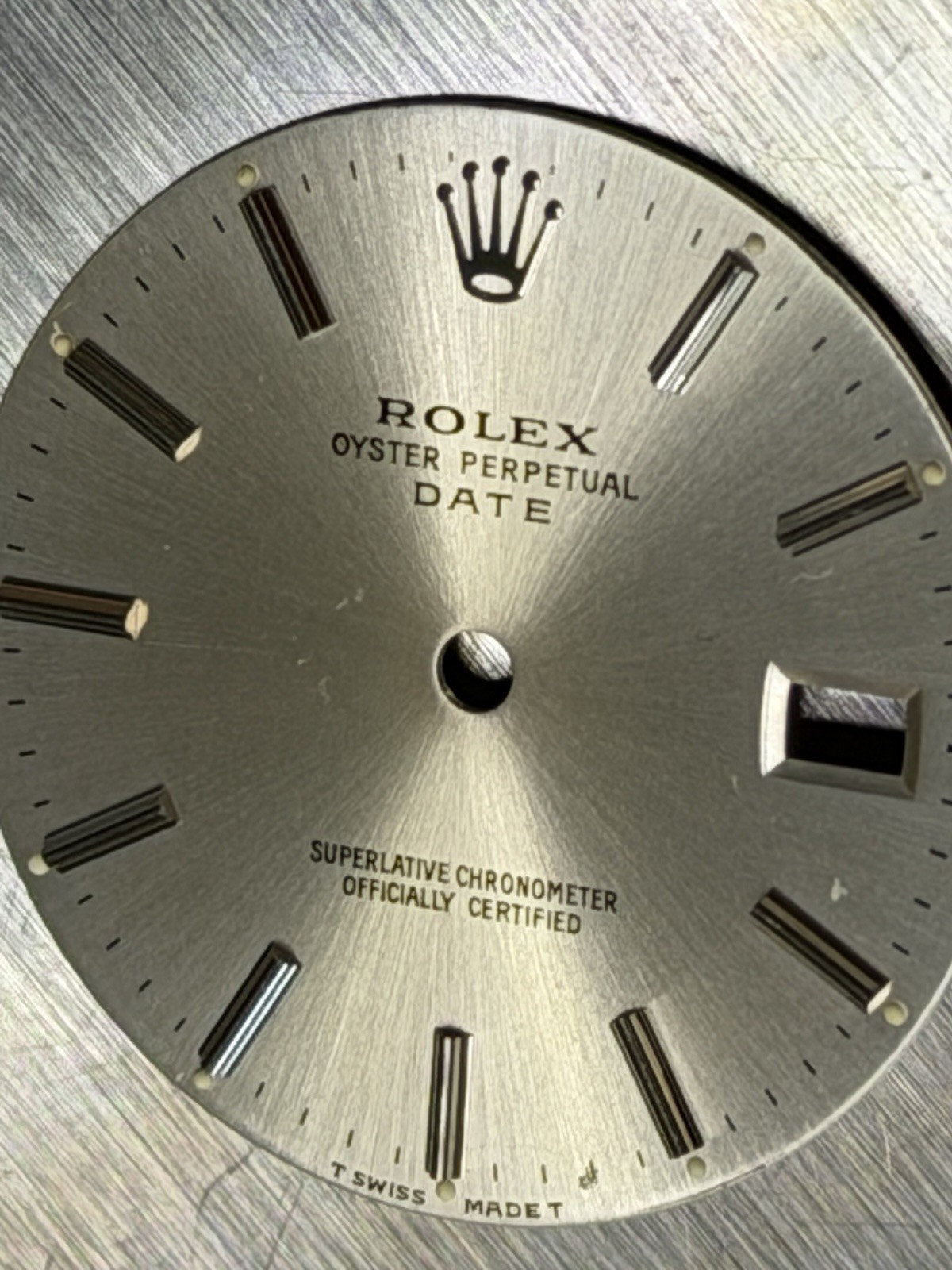 Genuine Rolex Silver Dial Date 26.8mm Original