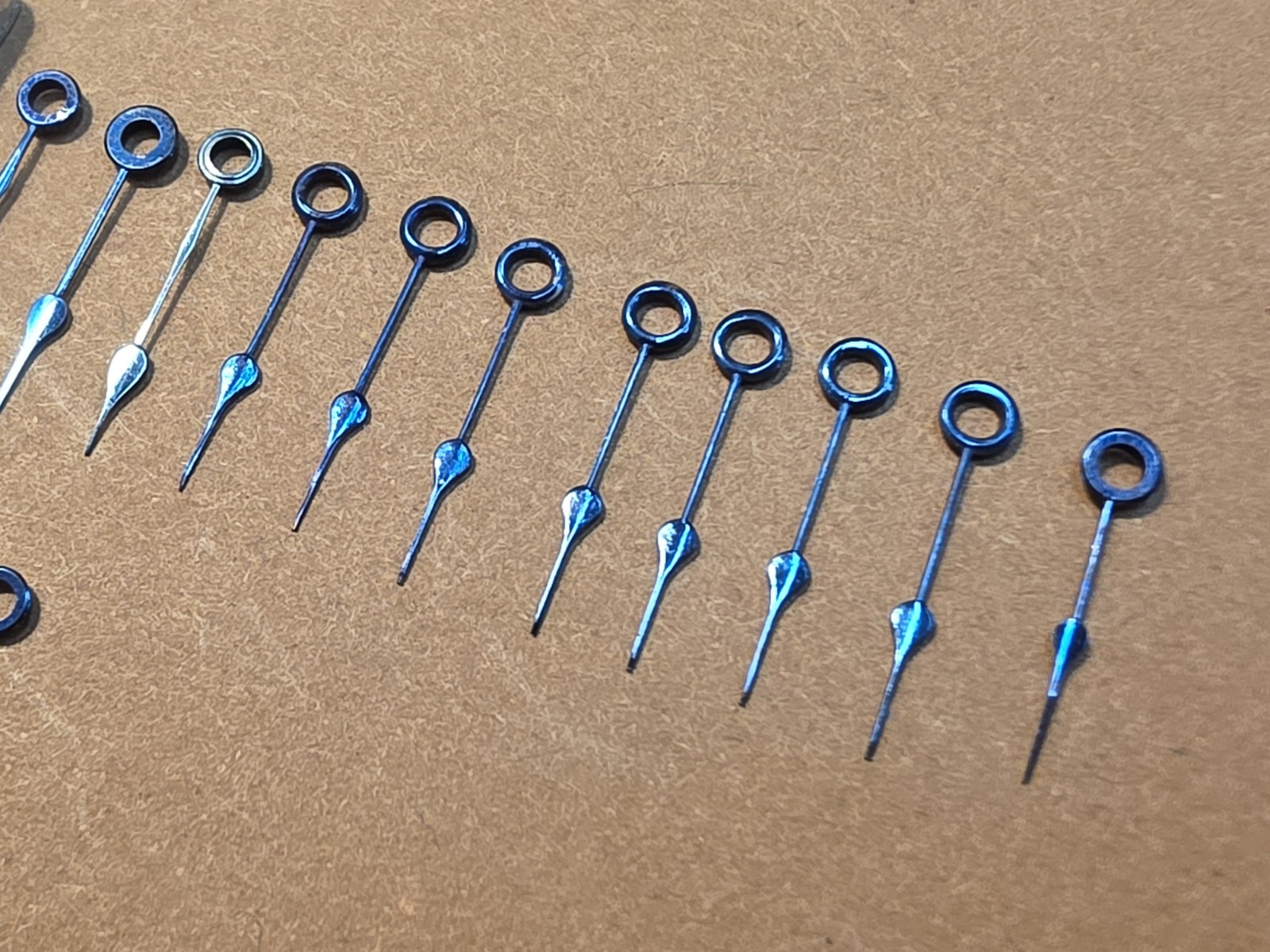 Lot Of 14 Mixed NOS Waltham 12s Pocket Watch Blue Spade Hour Hands