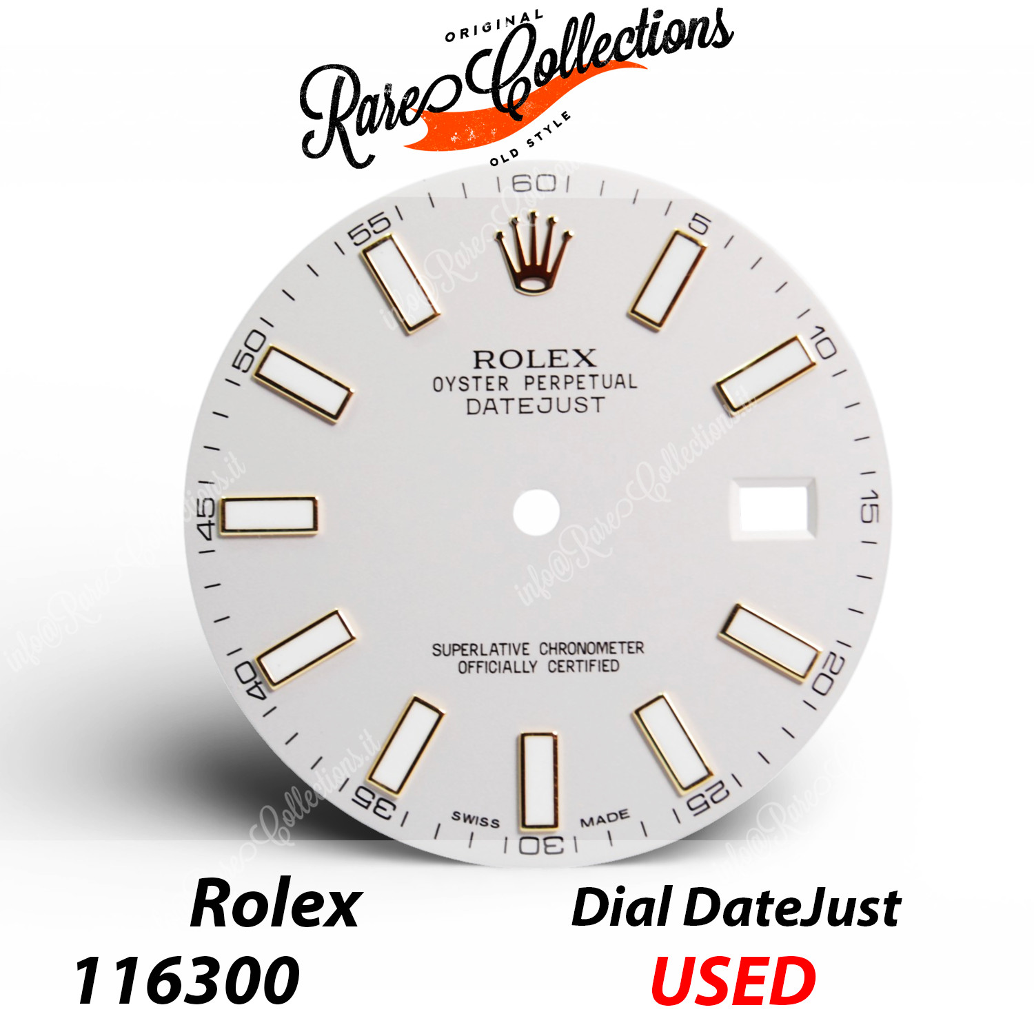 Quadrante Datejust Champagne Luminova for Rolex (cod. Dial 116300 116333) — Used