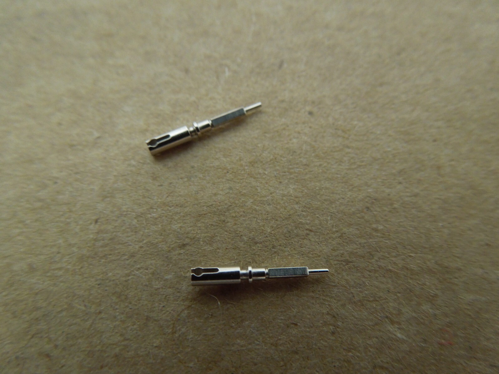 PAIR OF LONGINES CALIBER 23Z SPLIT STEMS ~ FEMALE ~ NOS FROM WATCHMAKER ESTATE