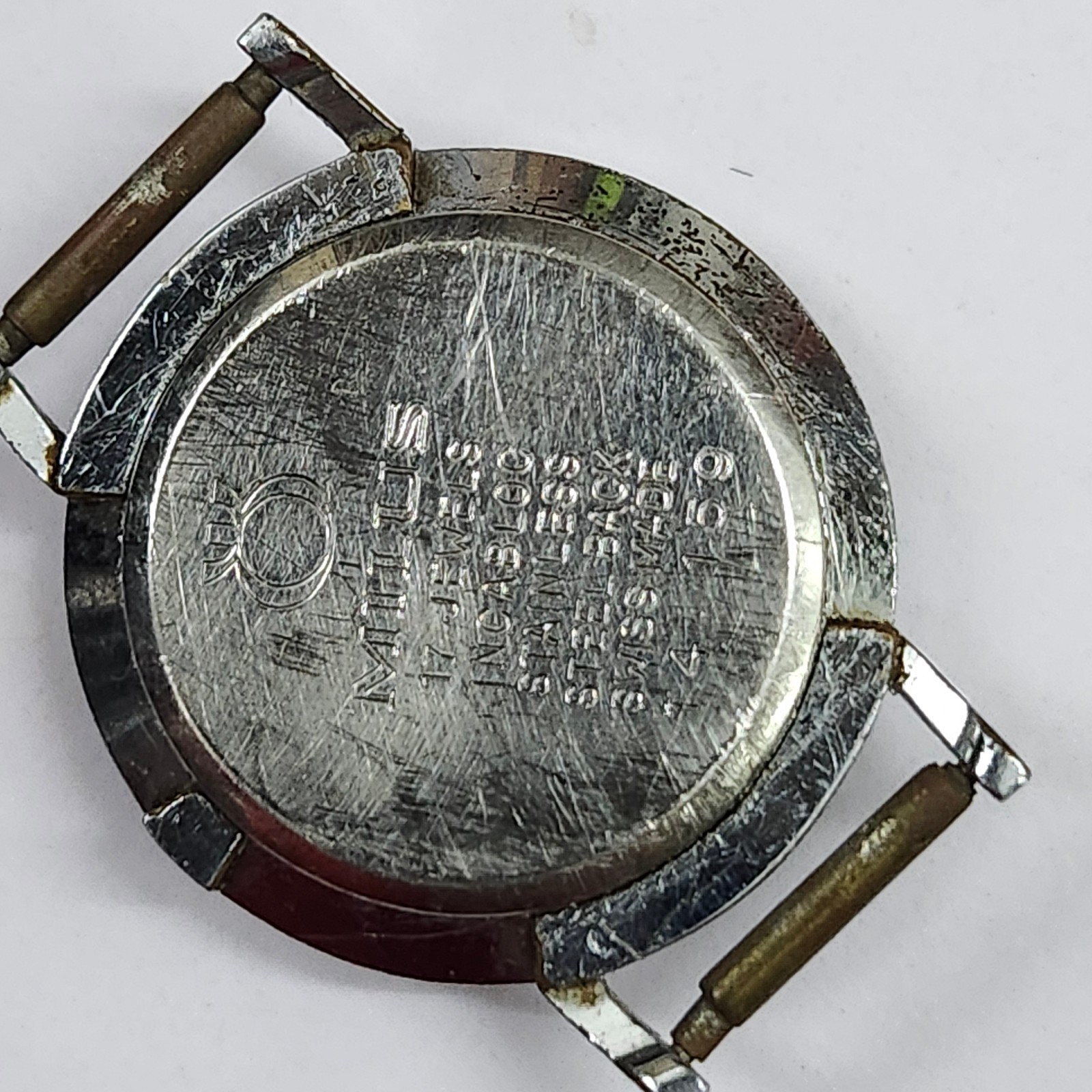 Milus 17 Jewels Manual Wind Swiss Watch Black Roman Dial – FOR REPAIR / PARTS