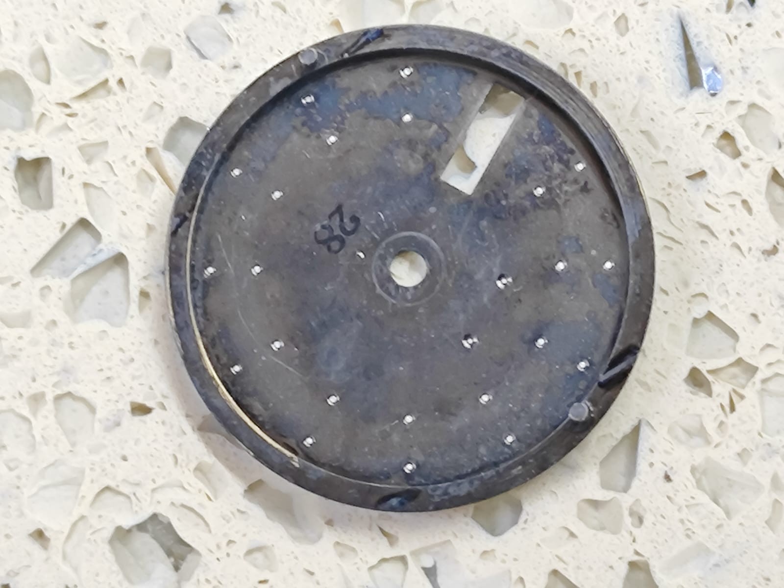 Original SEIKO Bell-Matic 4006-6030/6031 Part BLUE DIAL & INNER dial Ring NOS