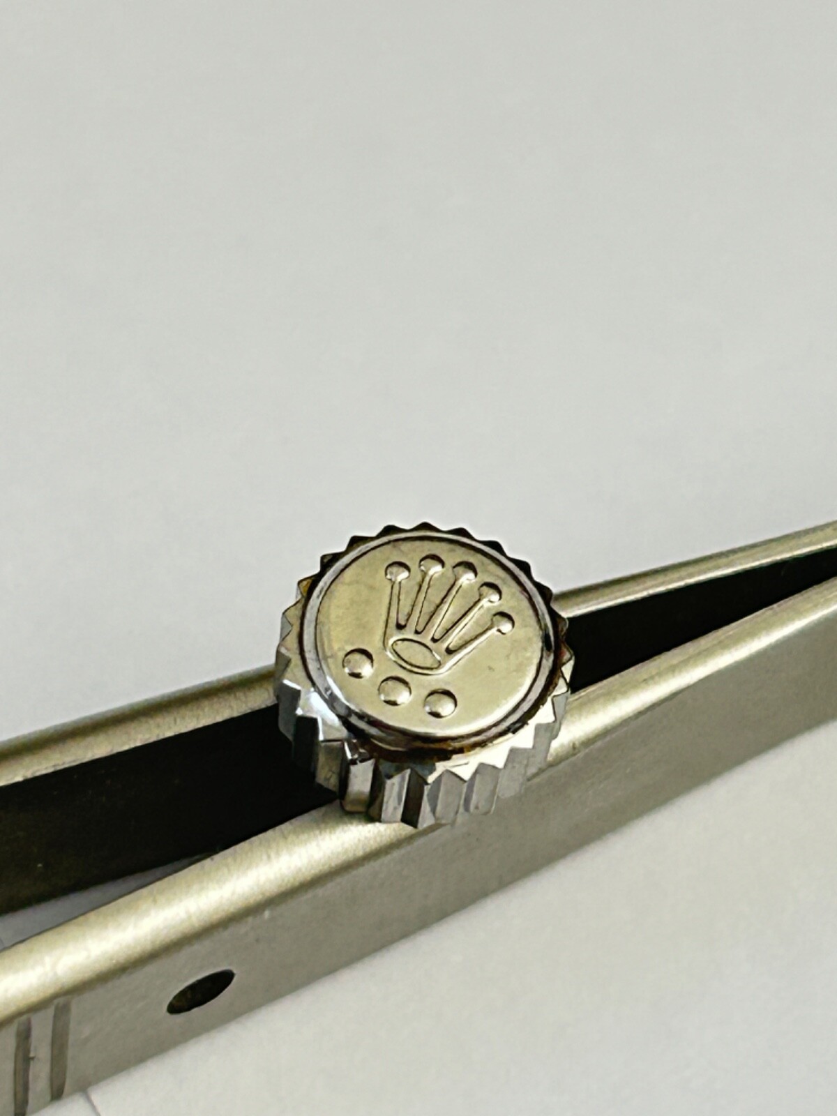 Genuine Rolex Crown 8mm., 24 803- 0 , Stainless Steel new condition