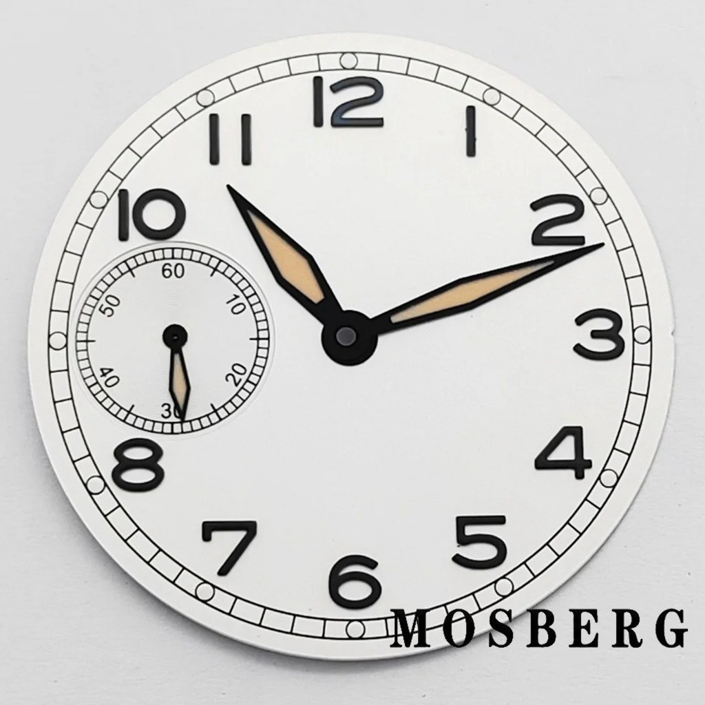 37mm Dial Hands Luminous Date Window for 6497 ST36 Automatic Movement