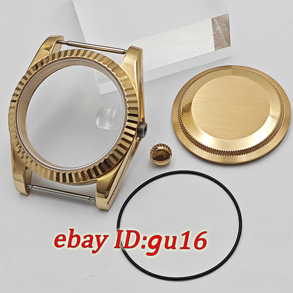 36mm 39mm watch case rose gold fit NH35 NH36 Miyota 8215 ETA 2824/2836 DG2813