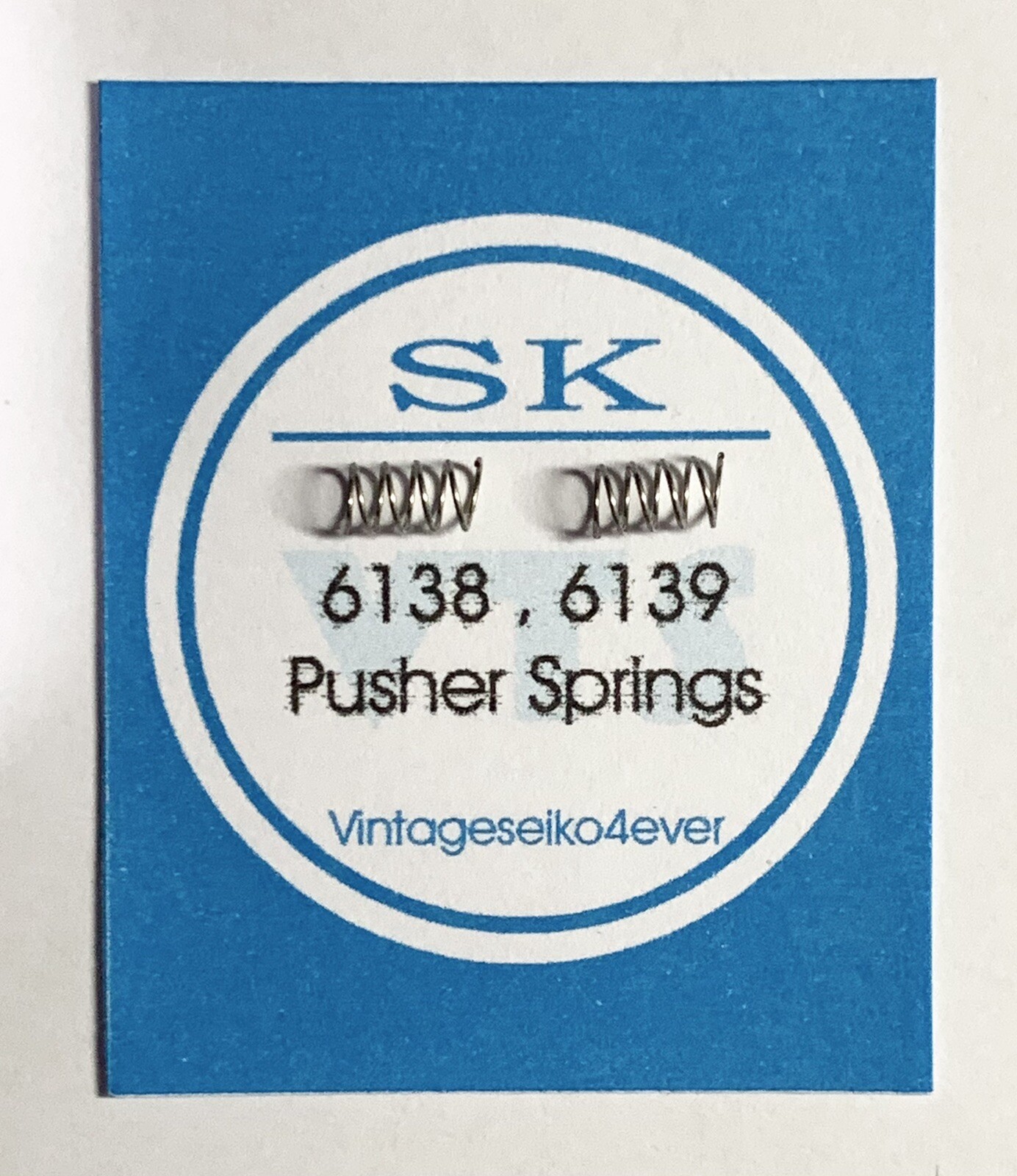 NOS GENUINE PUSHER BUTTON SPRING FOR SEIKO 6138 6139 CHRONOGRAPH ALL MODELS