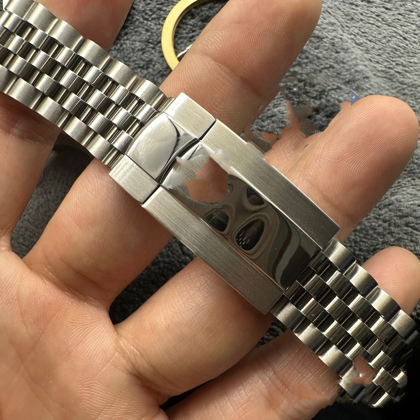 DIY Watch Part Kit for ETA 2824 Datejust 41mm Watch Case+Dial+Hands+Steel Strap
