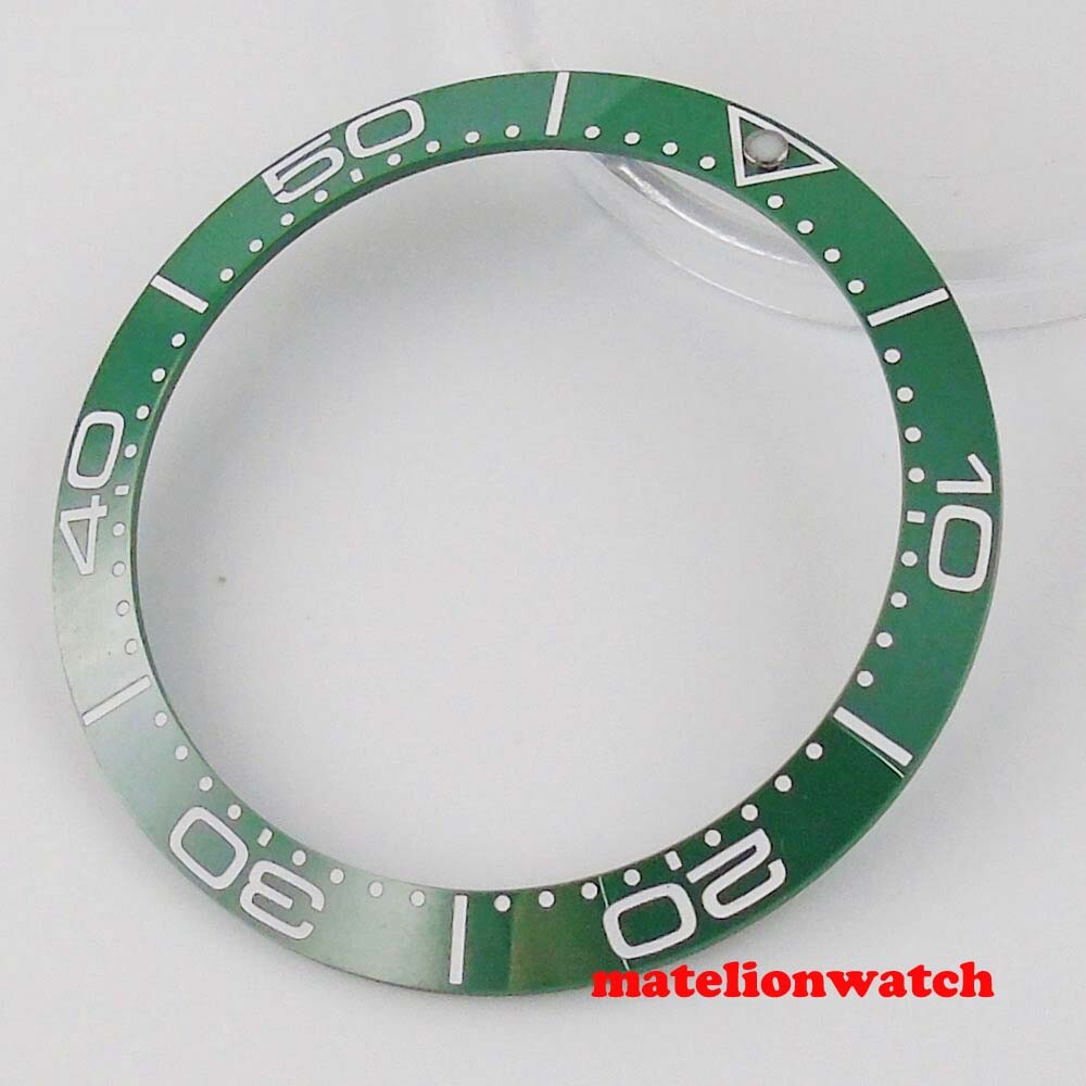 Fashion 38mm Ceramic Watch Bezel insert for Automatic Men’s watch face Parts