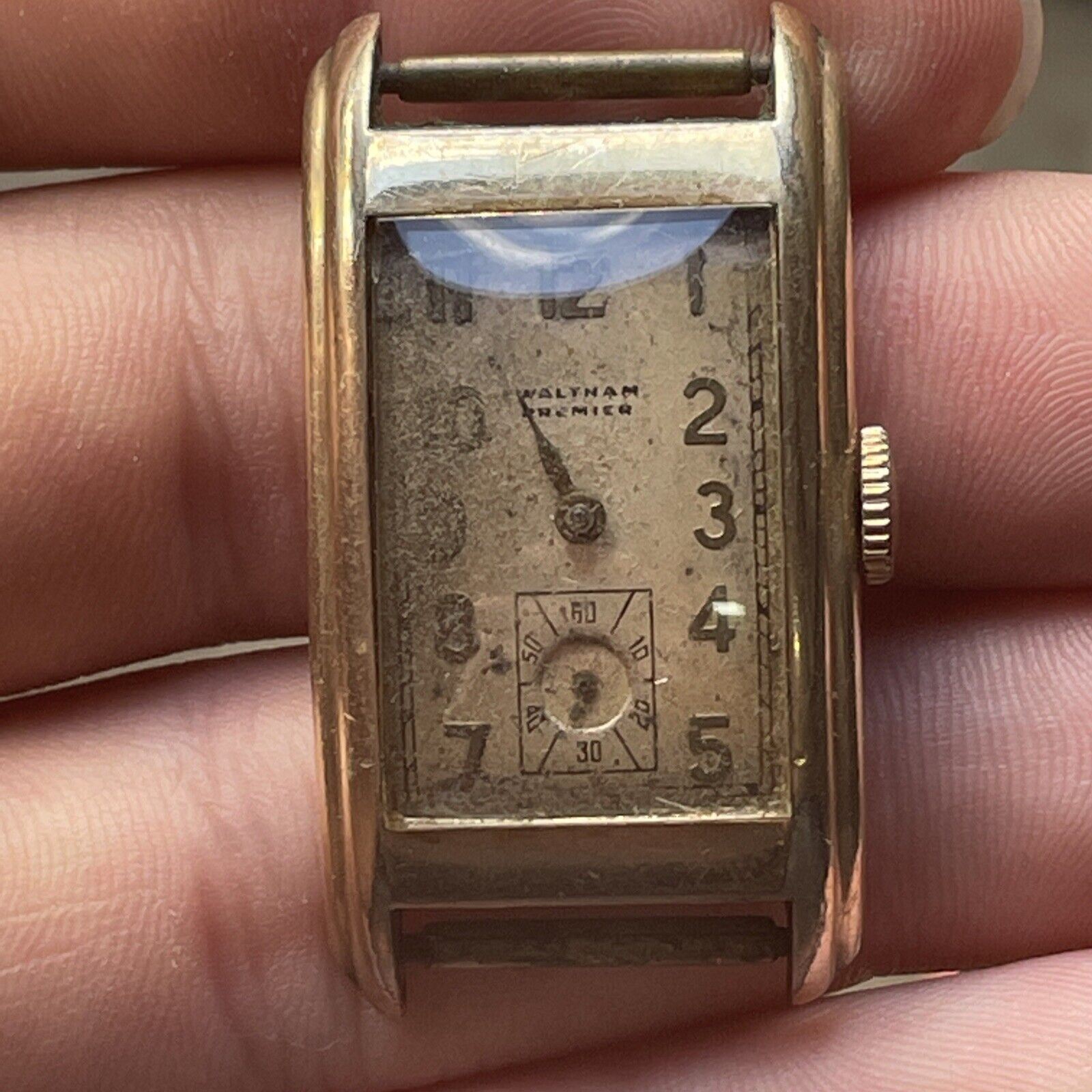 VTG Waltham Watch Co. Premier Watch Face With Movement
