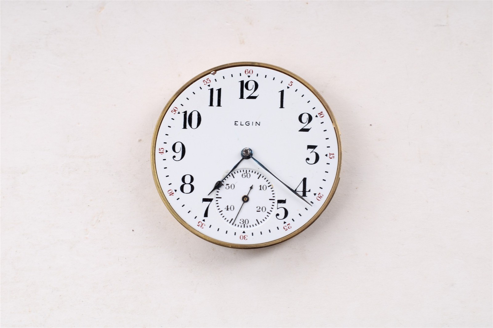 Elgin Hunt Pocket Watch Movement 12 Size 7 Jewel-PC-186