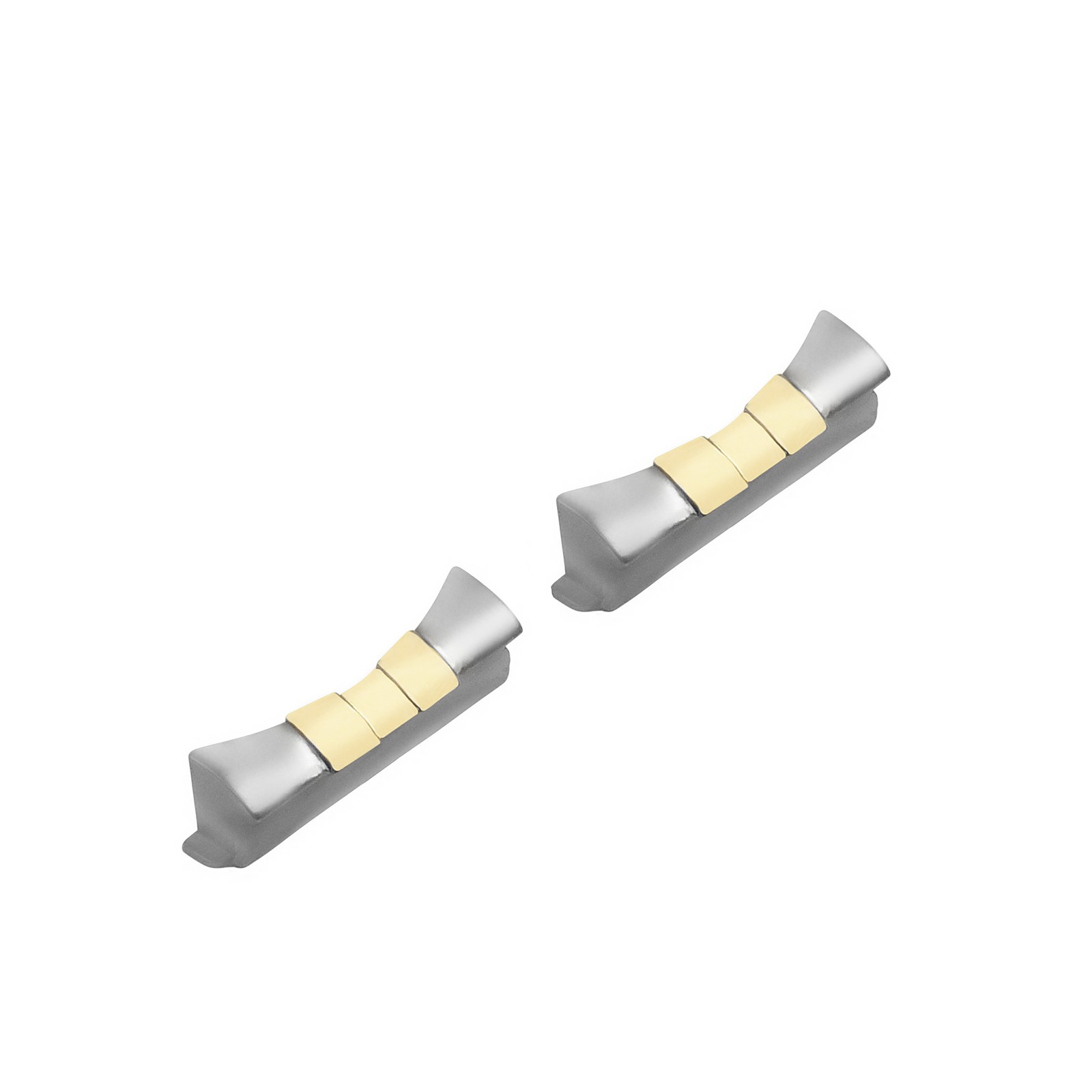 19mm Two Tone Jubilee Replacement End Piece For Rolex 114200 114210 114270