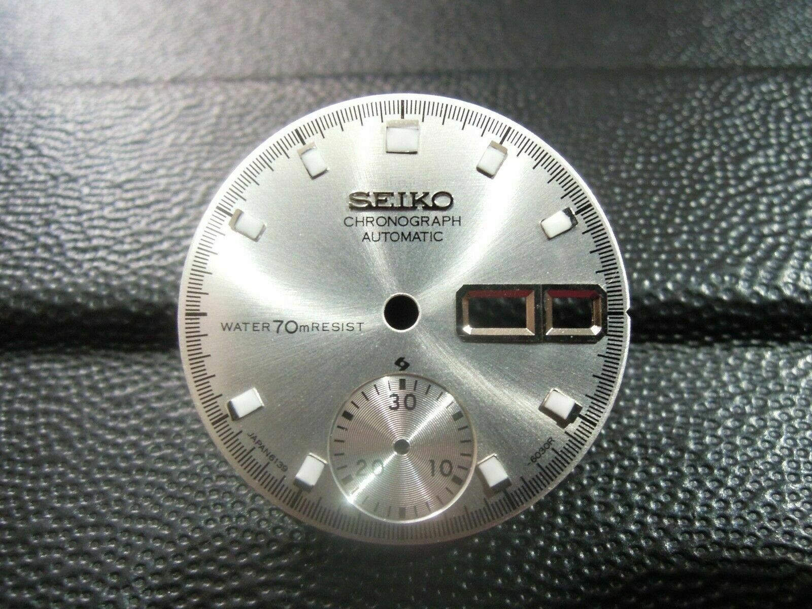 NEW SILVER DIAL 70m RESIST PEPSI POGUE CHRONOGRAPH 6139-6002/6005 MEN’S WATCH