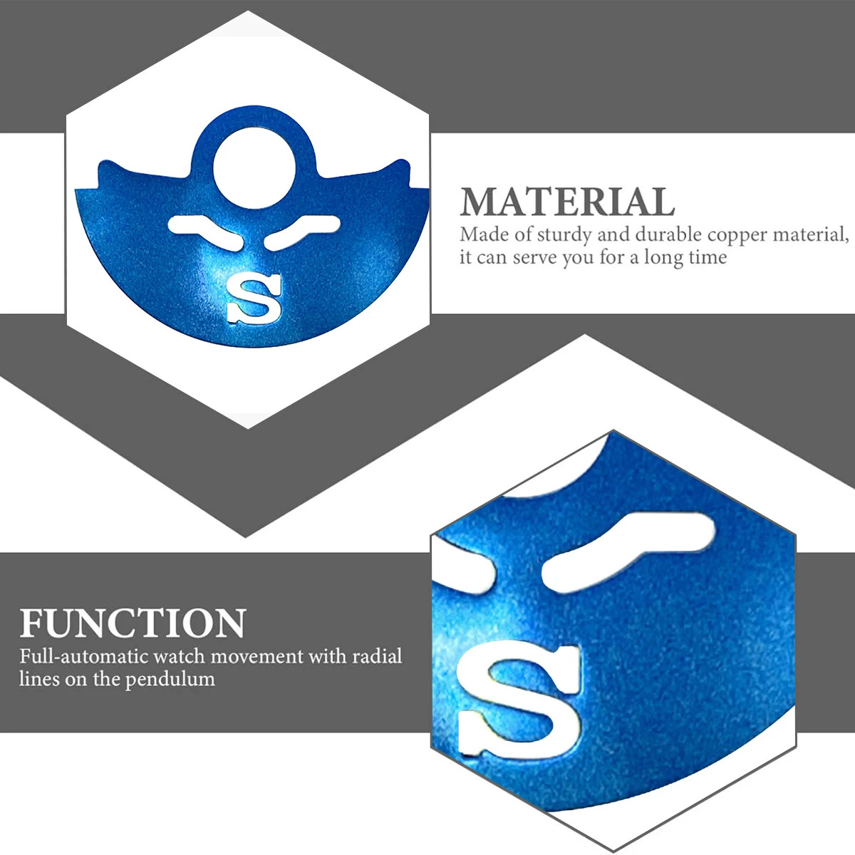 Automatic Rotor Sticker Hammer Sheet Patch Oscillating Weight For NH35 NH36