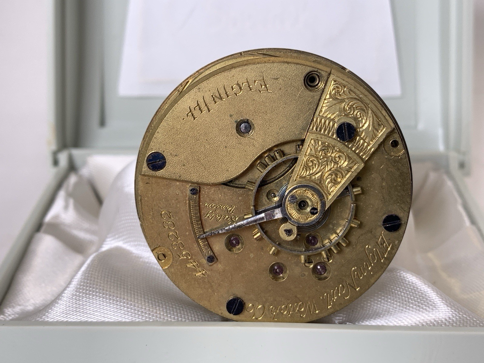 1892 Elgin Pocket Watch Movement Model 3 Grade 10 18S 11J Lever