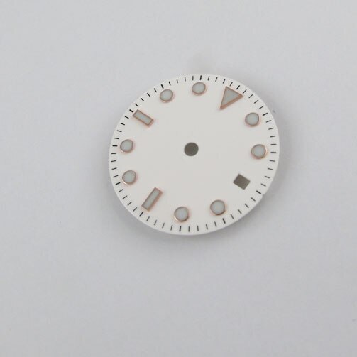 29MM Fit NH35A NH36A Luminous Sunburst Watch Dial Hand Set Green Blue Grey Parts