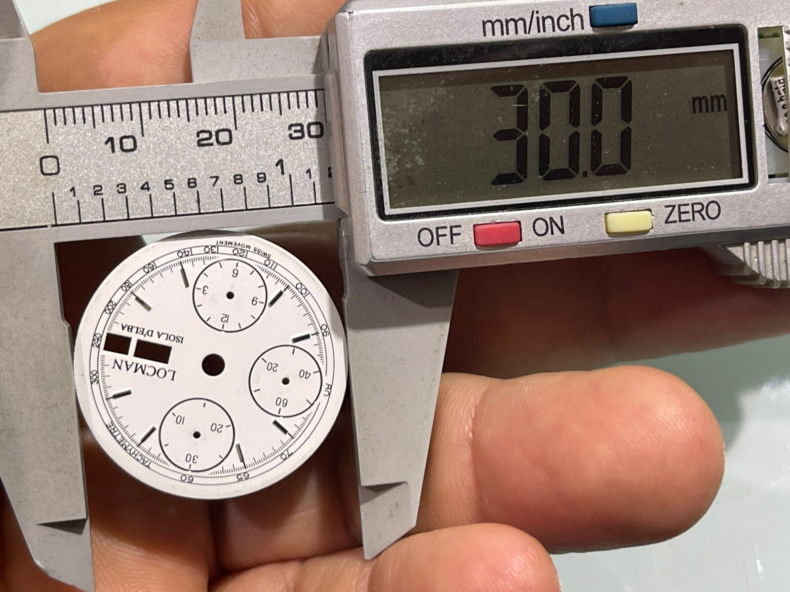 Locman Quadrant Valjoux 7750 Automatic In Conditions And Measurements In Photo