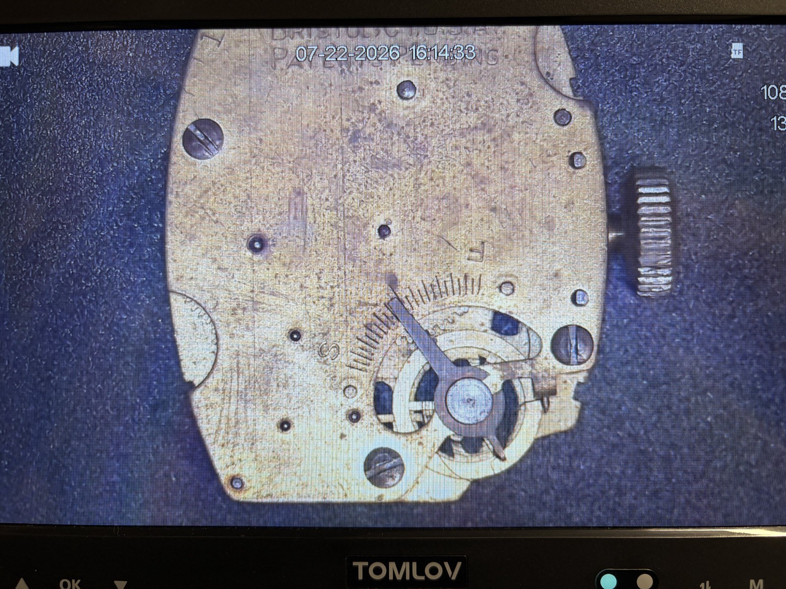 ANTIQUE WATCH MOVEMENT FOR PARTS OR REPAIR THE E INGRAHAM CO BRISTOL CT USA