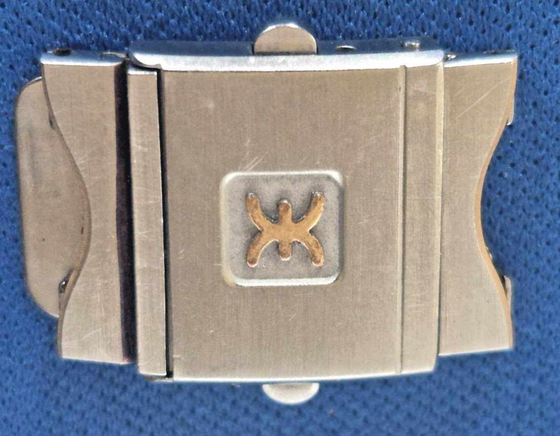 Ebel Sport Classic Wave Men Gold and Steel Watch Clasp Buckle For 15mm Band