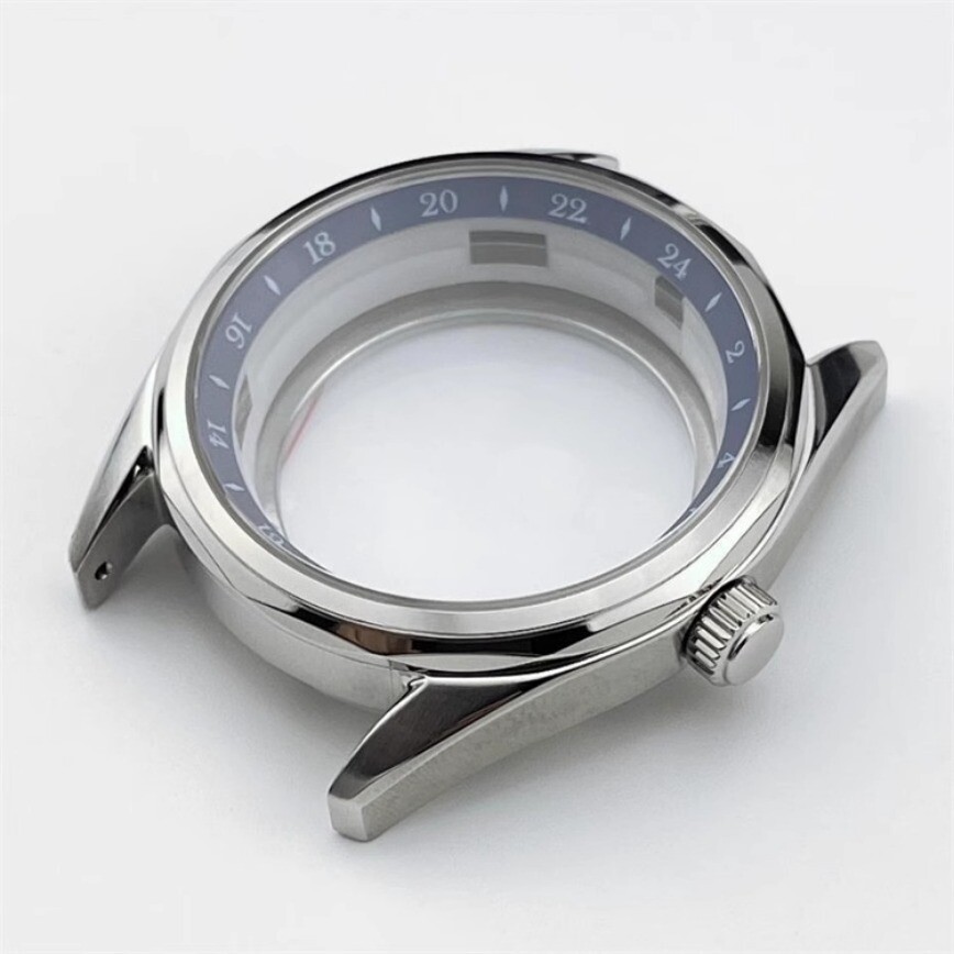 39mm NH35 Case 316L Steel Sapphire Glass Fit NH35/36/4R35/4R36 Movements