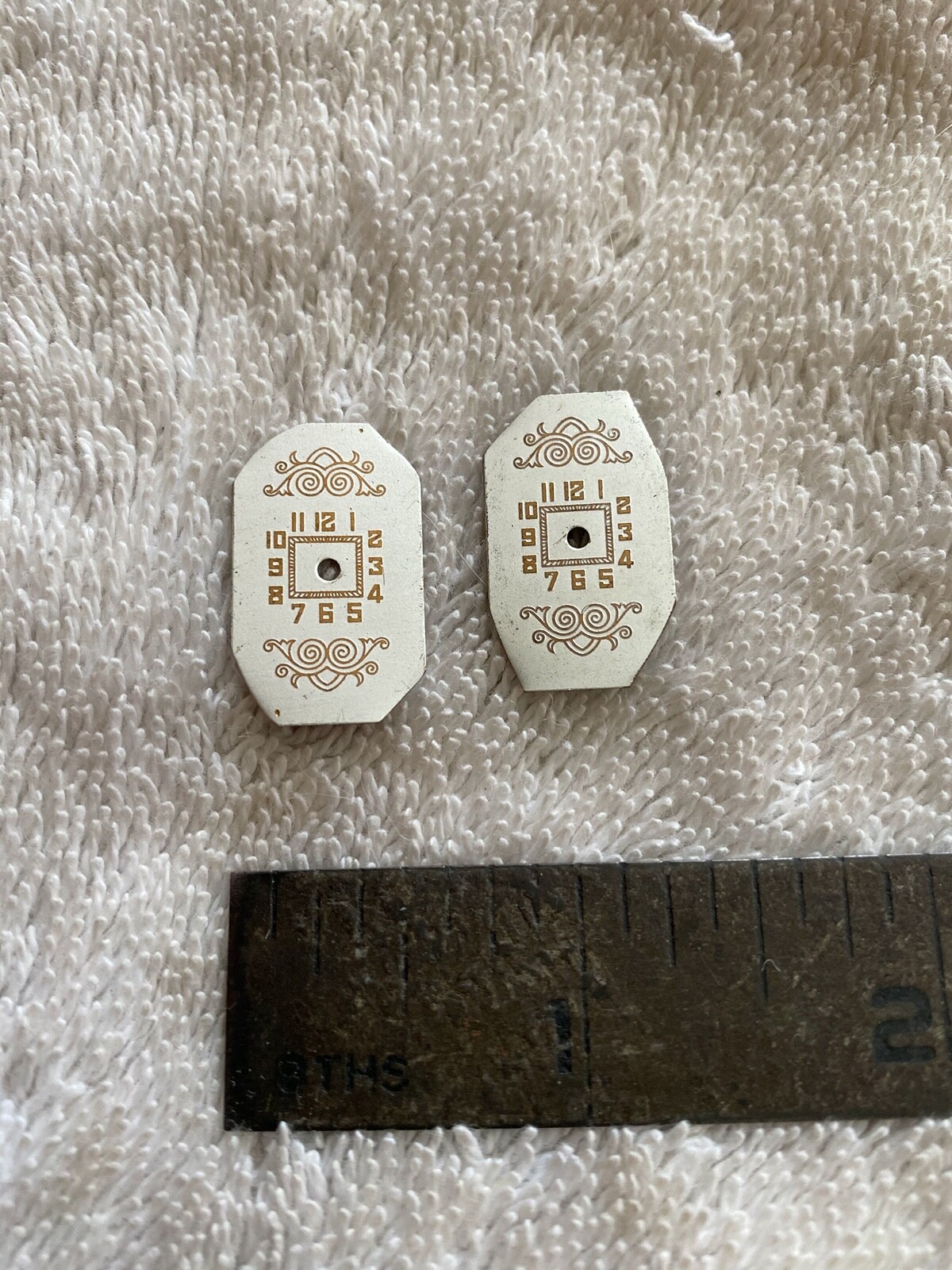 Lot of 2 Art Deco Watch Dials