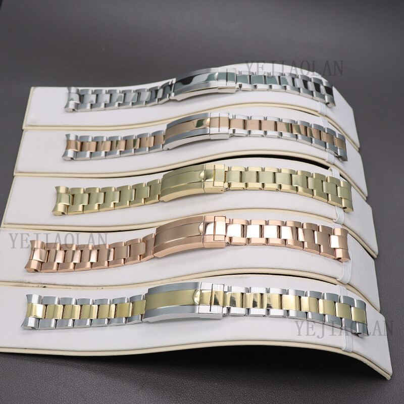 Watch Repair 20mm 316L Steel Bracelet For YACHT GMT Seiko Mod Parts