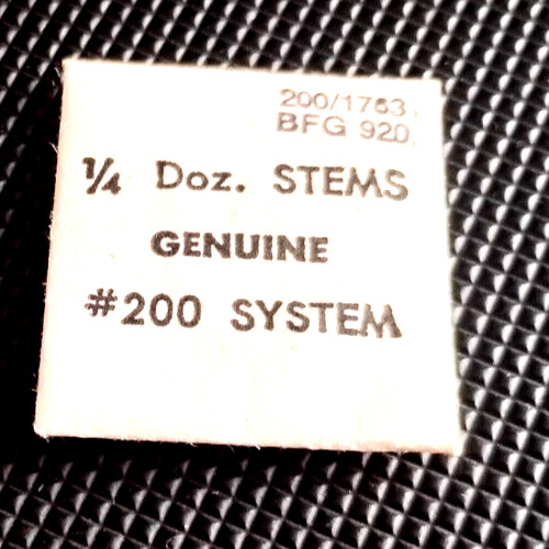 BFG 920 Winding Stem watch part #200/1763 one stem Baumgartner