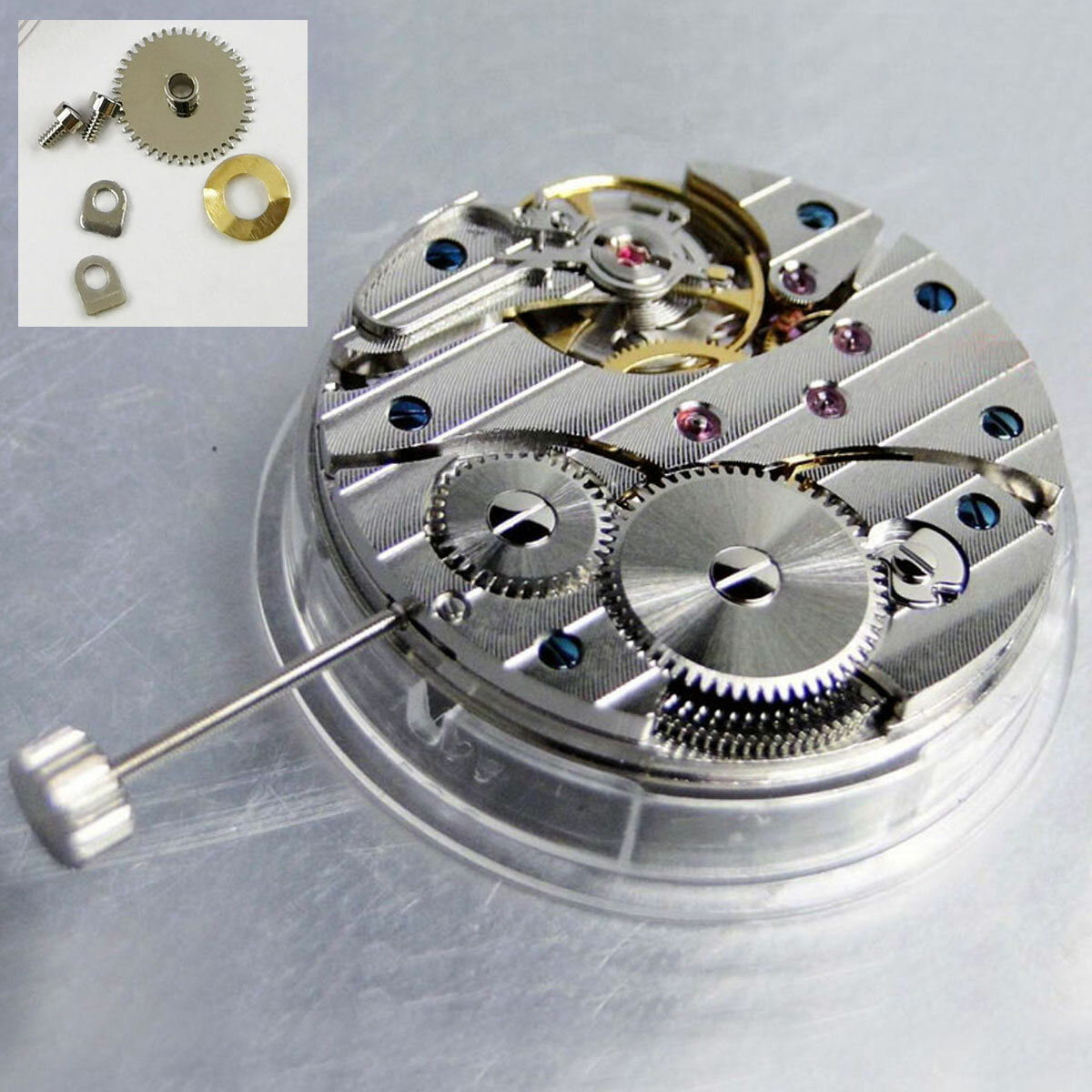 Fine-tuning Gooseneck ST3601 6497 Mechanical movement fit for PARNIS watch M1