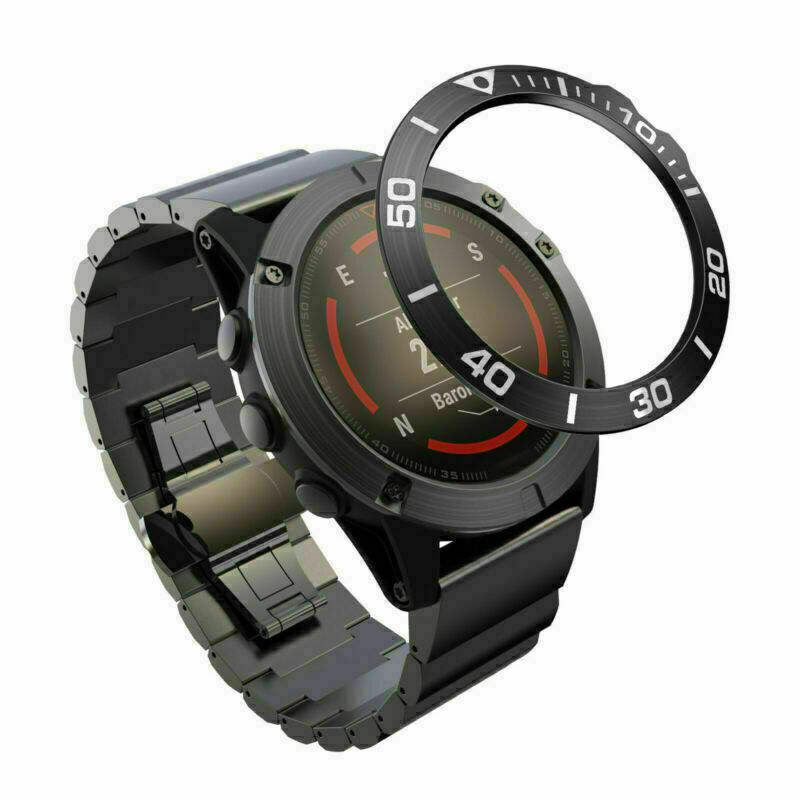 Metal Anti-scratch Bezel Ring Adhesive Case For Garmin Fenix 5X/Fenix5X Plus VER