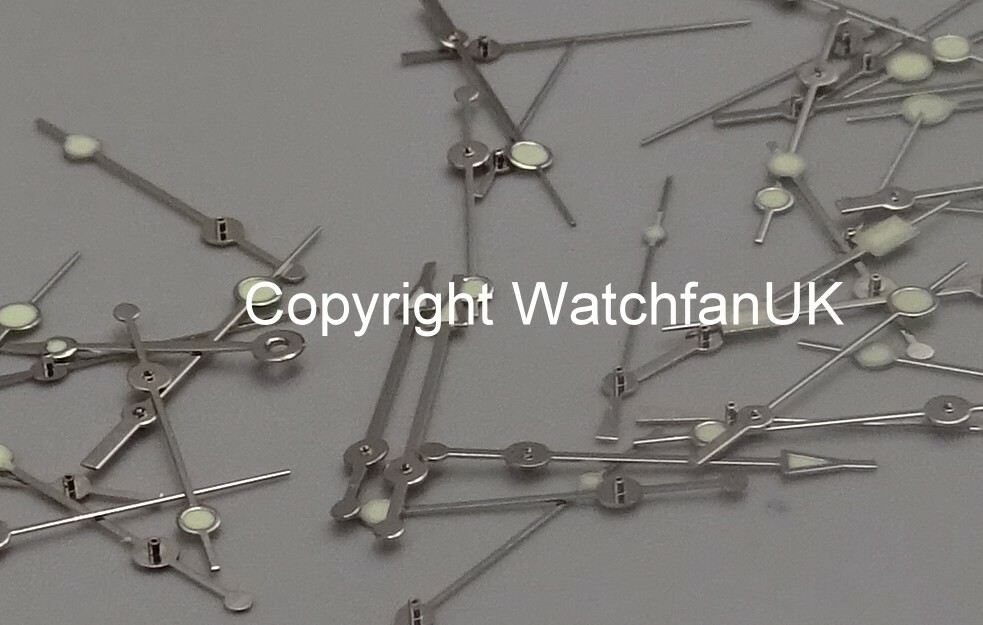Assortment of Luminous Seconds Hand Good For ETA Seiko 0.2mm