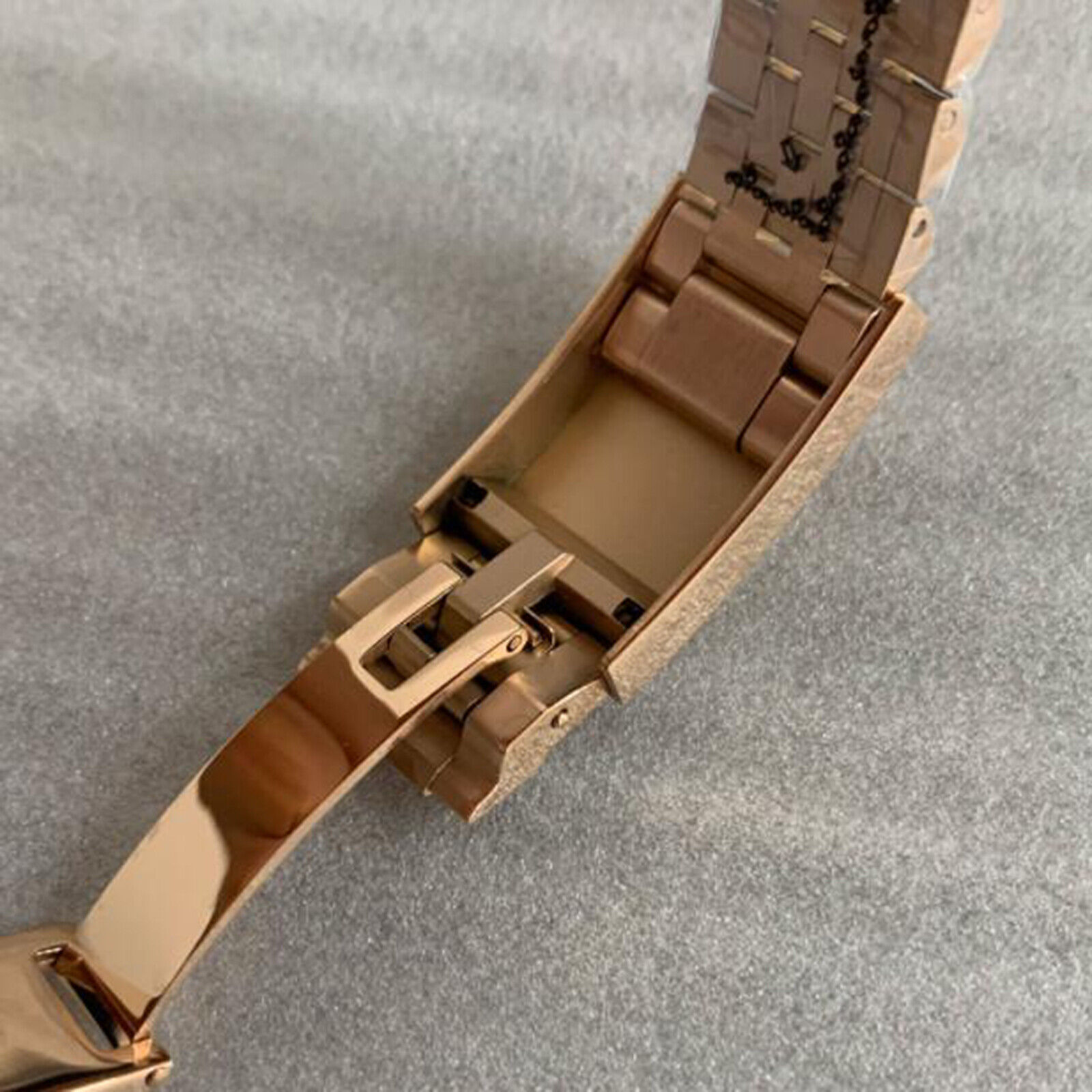 SUB Case + 5 Bead Strap 40mm Sapphire Glass Dense Bottom for NH35/NH36 Movement