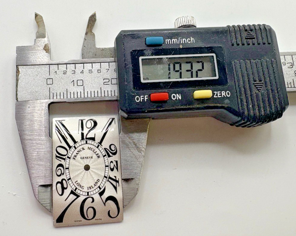 Franck Muller Long Island White Dial 30 x 19mm For 1000 SC