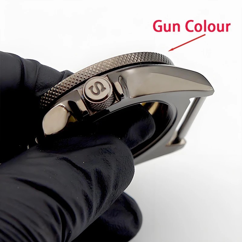 Watch Case SKX007 SKX009 Gunmetal for NH34 NH35 NH36 Sapphire Crystal