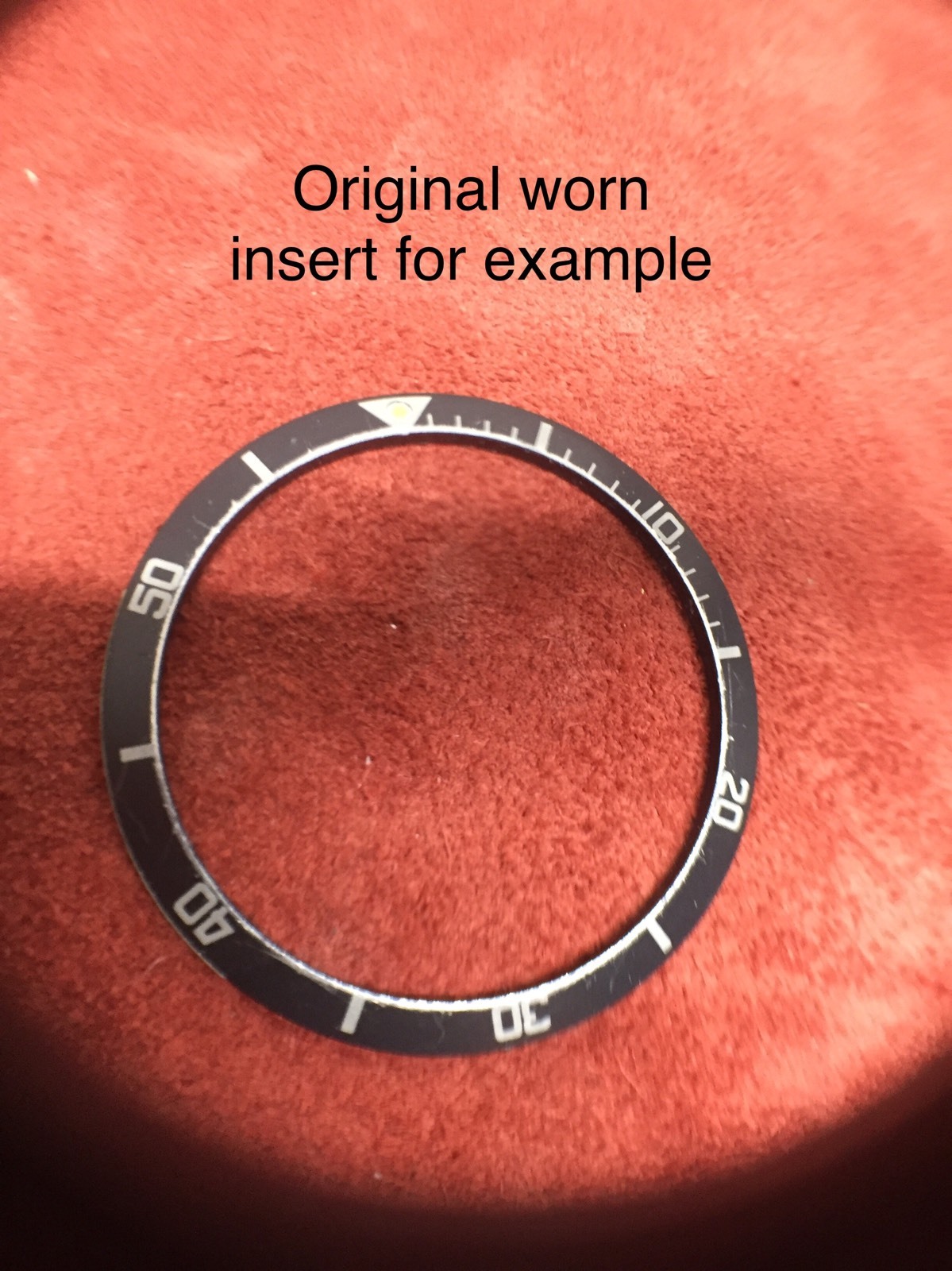 Custom Bezel Insert: Monnin Jumbo 980.006 844 Tag Heuer 1000 Professional Diver