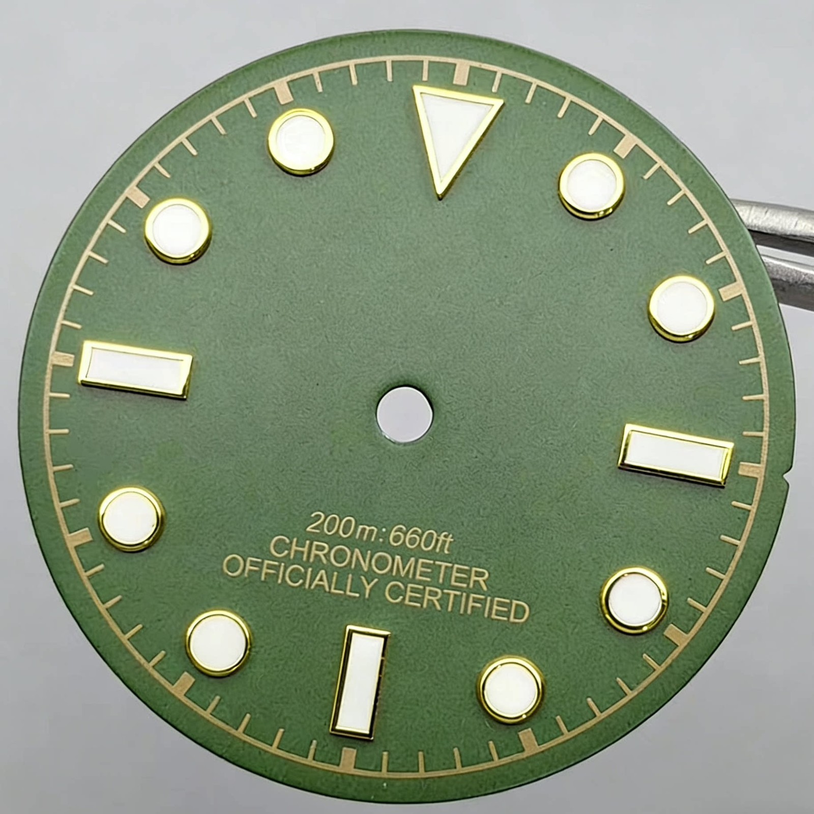 29mm Retro Green Watch Dial Green Lume for Nh34 Nh35 ETA2824 PT ST2130 Movement