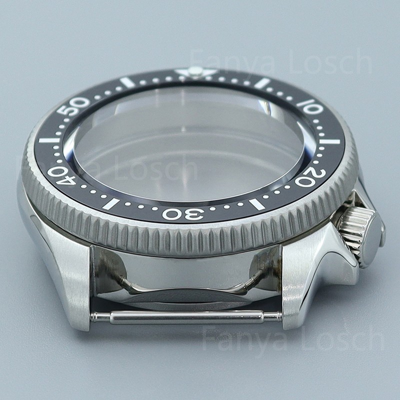 38mm Modify Seiko Turtle Mod Steel Watch Case Sapphire Ceramic For Seiko NH35 36