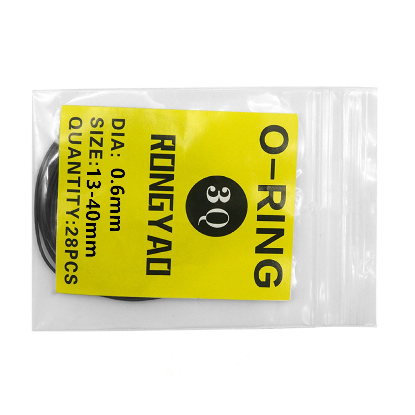 0.5/0.6/0.7/0.8mm Watch O-Ring Waterproof Rubber Watch Back Cover Gaskets