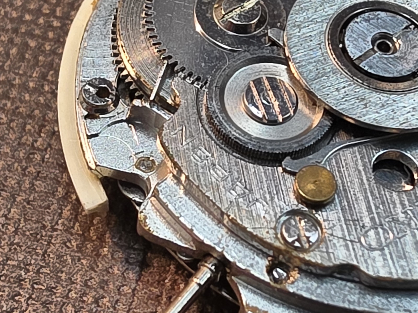 Running Seiko 7009 Mvmt W/Dial, Hands, Case, And Seiko Signed Crystal For Parts