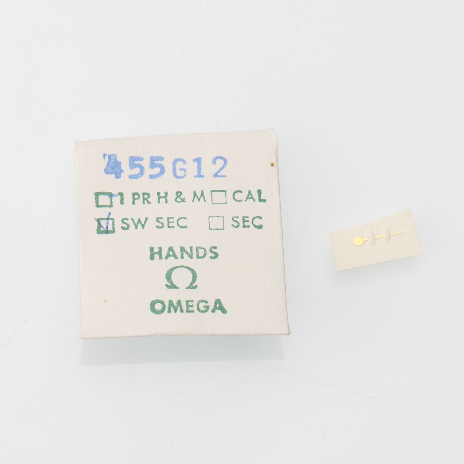 Vintage ORIGINAL OMEGA 455 Seconds Hand G 12 for Cal 455 New Old Stock (C6D16)