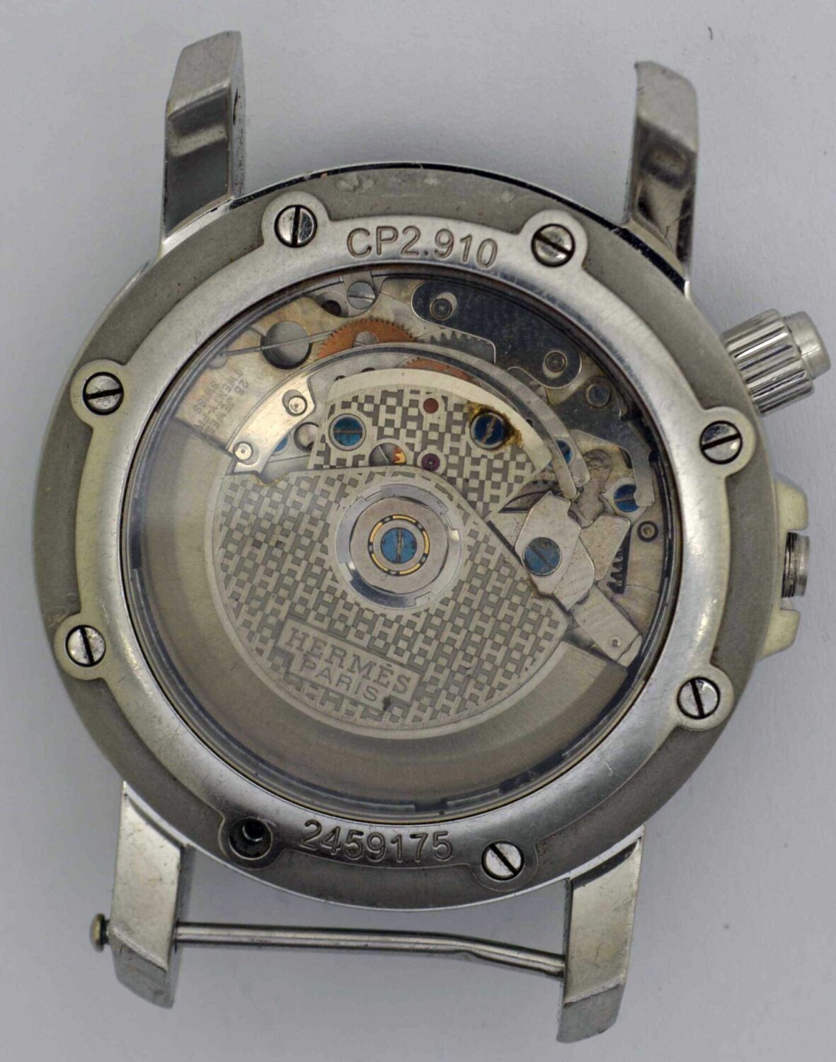 HERMES CLIPPER DIVER Steel Chronograph. Ref: CP2.910. Cal: 102527. For Repairs